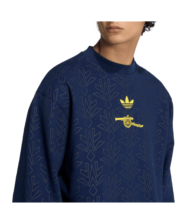 adidas FC Arsenal London Lfstlr Sweatshirt Blau - blau