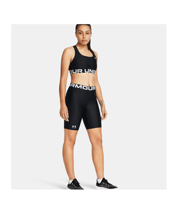 Under Armour HeatGear Authentics 8In Short Damen - schwarz