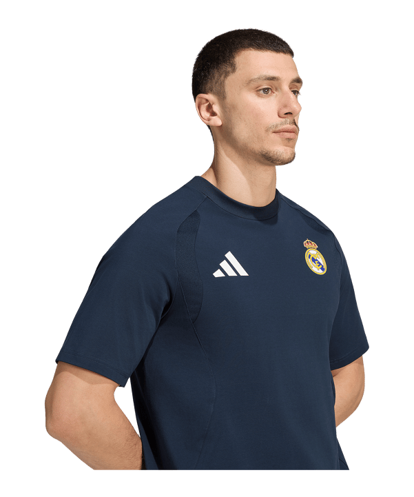 adidas Real Madrid Tiro Travel T-shirt Blu - blu