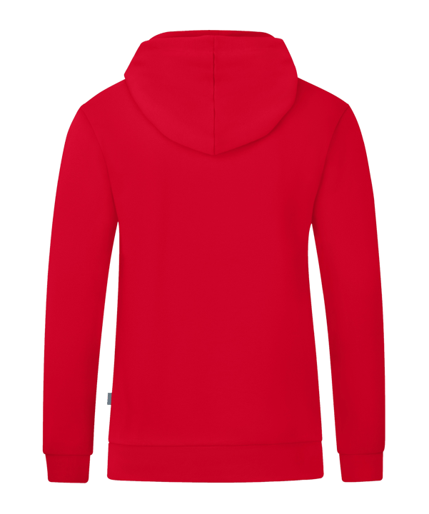 JAKO Organic Kapuzenjacke Rot F100 - rot
