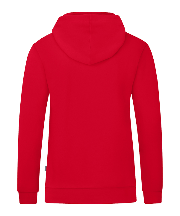 JAKO Organic Kapuzenjacke Rot F100
