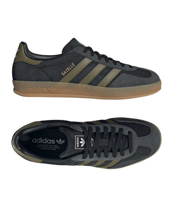 adidas Originals Gazelle Schwarz - schwarz