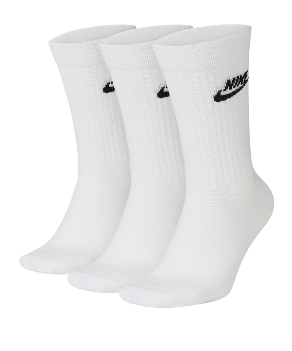 Nike Everyday Essential Crew Socken 3er Pack F100 - weiss