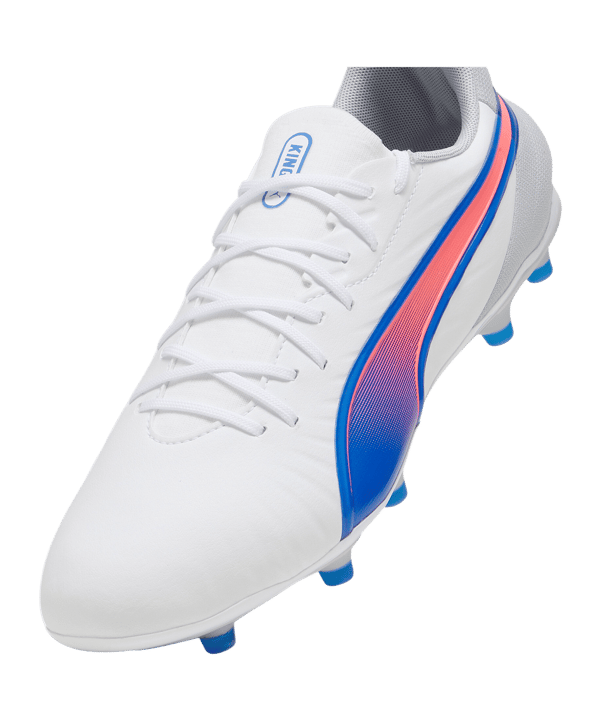 PUMA KING Match FG/AG Formula Weiss Blau F02 - weiss