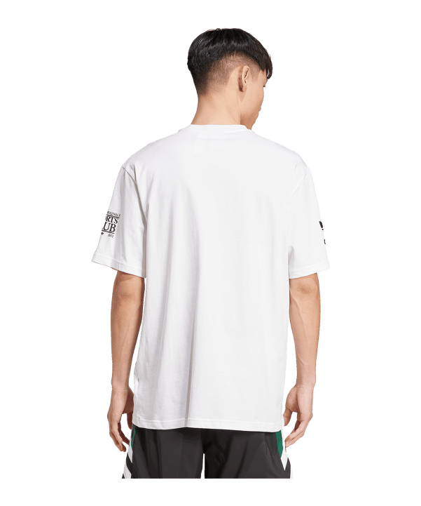 adidas Originals 90s Football Graphic Tee White - weiss