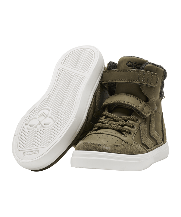 Hummel Stadil Winter High Boots Kids Grün F6086 - gruen