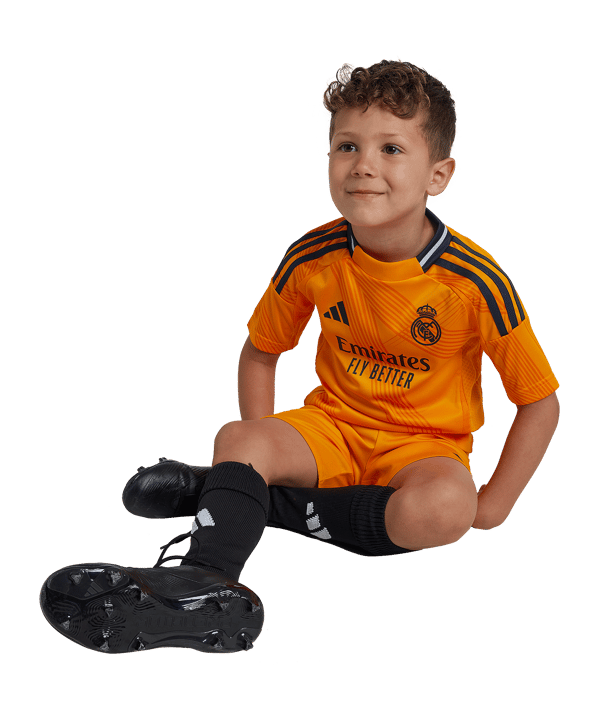 adidas Real Madrid Minikit Away 2024/2025 Kids Orange - orange