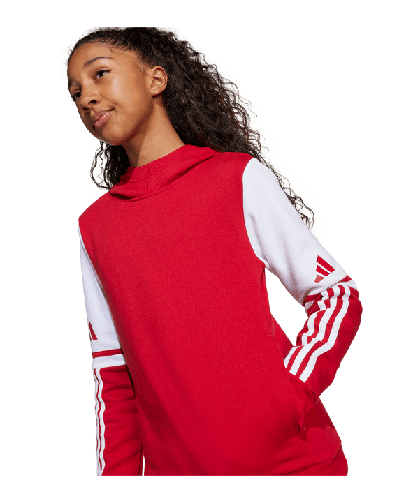 adidas Squadra 25 Hoody Kids Rot - rot
