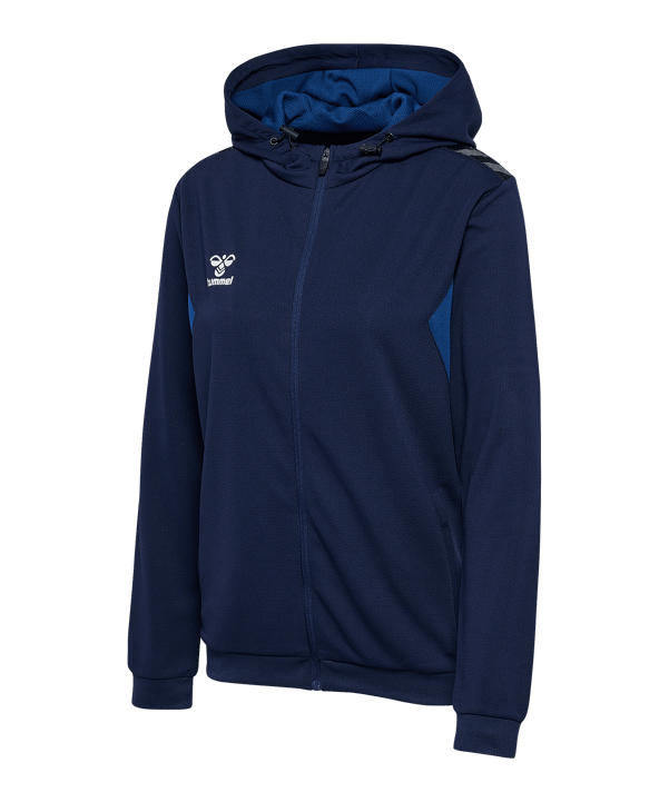Hummel AUTHENTIC PL Kapuzenjacke Damen Blau F7026 - blau