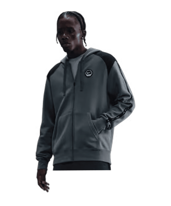 Nike NSW Club Hoody Grau F068 - grau