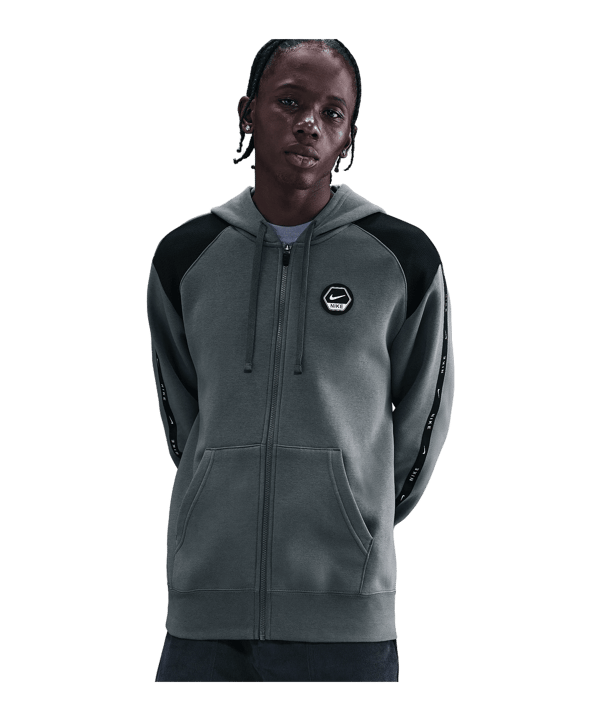Nike NSW Club Hoody Grau F068 - grau
