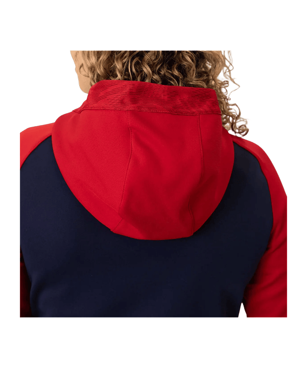 JAKO Icon Kapuzenjacke Damen Blau Rot F901 - blau