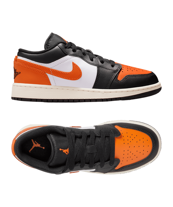 Nike Air Jordan 1 Low Kids Schwarz F081 - schwarz