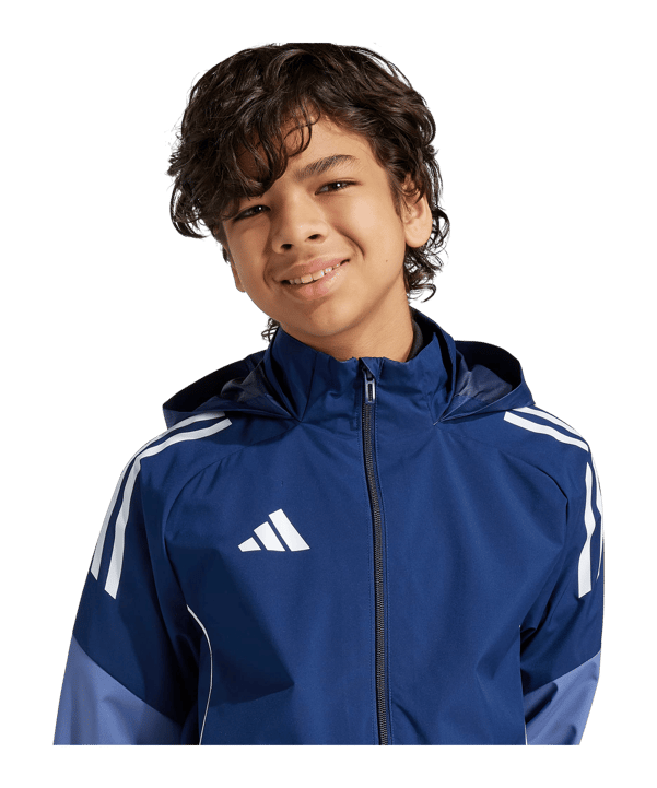 adidas Tiro 25 Competition Regenjacke Kids Blau - blau