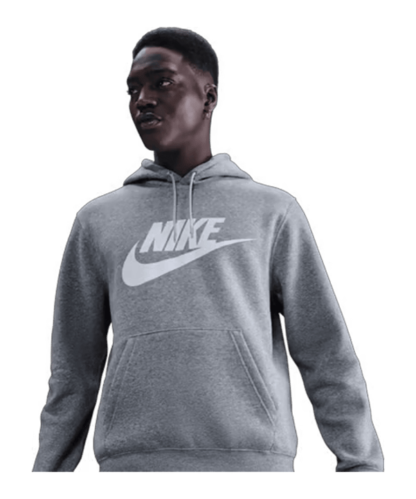 Nike Club Hoody Grau F063 - grau