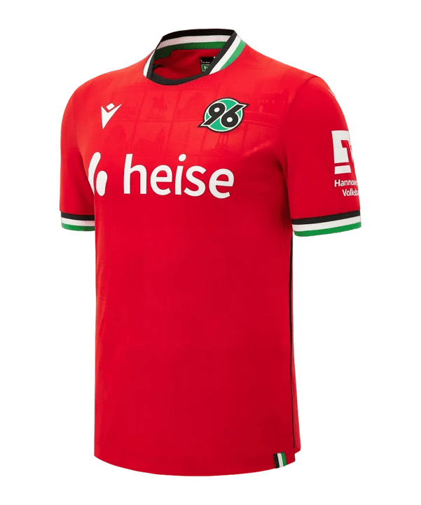 Macron Hannover 96 Authentic Maglietta Home 2026/2027 Rosso - rosso