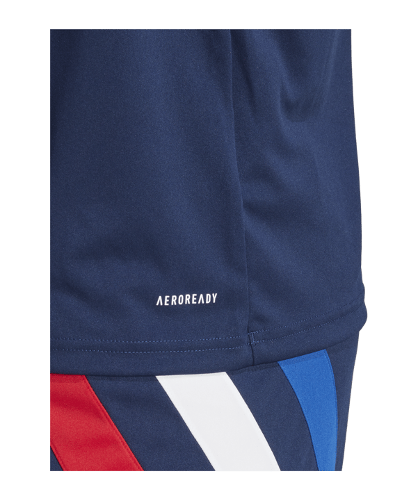 adidas Fortore 23 Trikot Blau Rot Weiss - blau