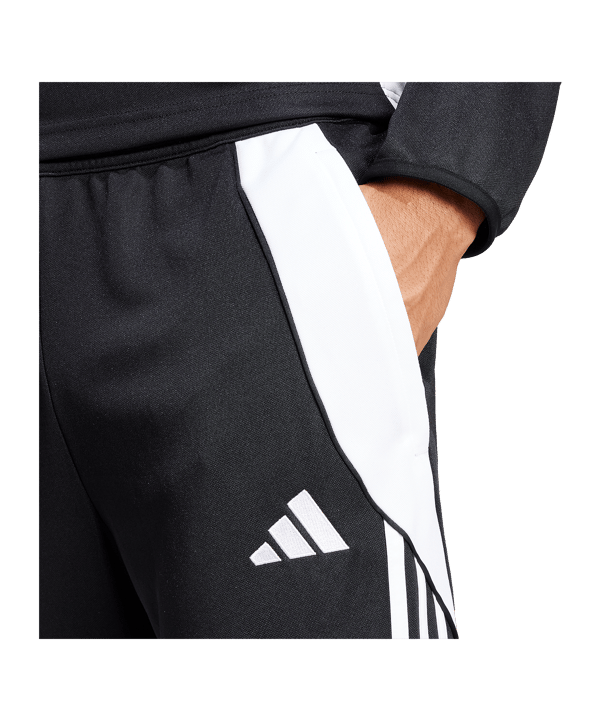 adidas Tiro 24 Trainingshose Schwarz Weiss - schwarz