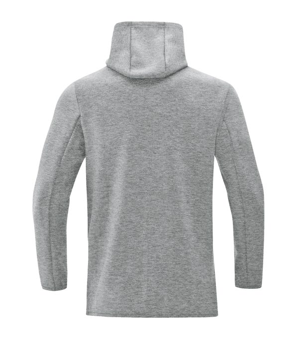 JAKO Premium Basic Kapuzenjacke Grau F40 - grau