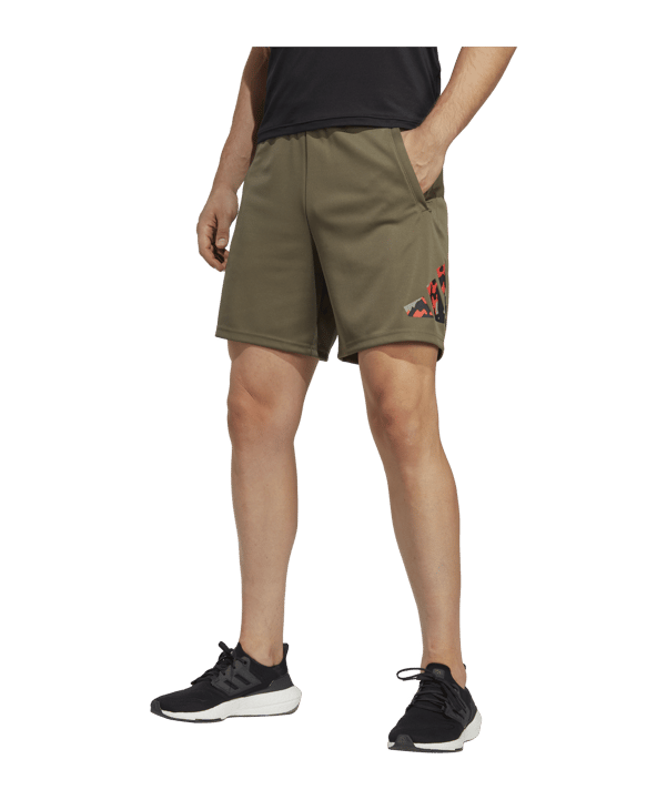 adidas Seasonal Trainingsshort Grün Schwarz - gruen