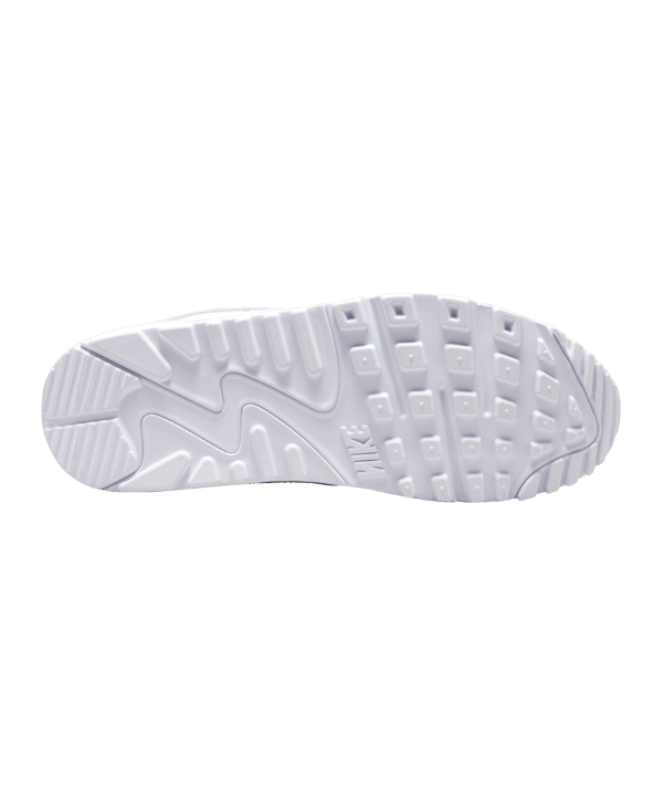 Nike Air Max 90 Damen Weiss Gold F100 - weiss