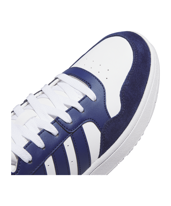 adidas Hoops 3 Mid Classic Vintage Sneaker Weiß - weiss