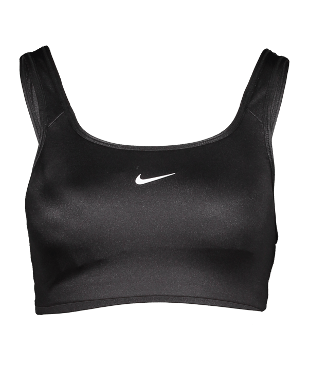 Nike Swoosh Shine Sport-BH Damen Schwarz F010 - schwarz