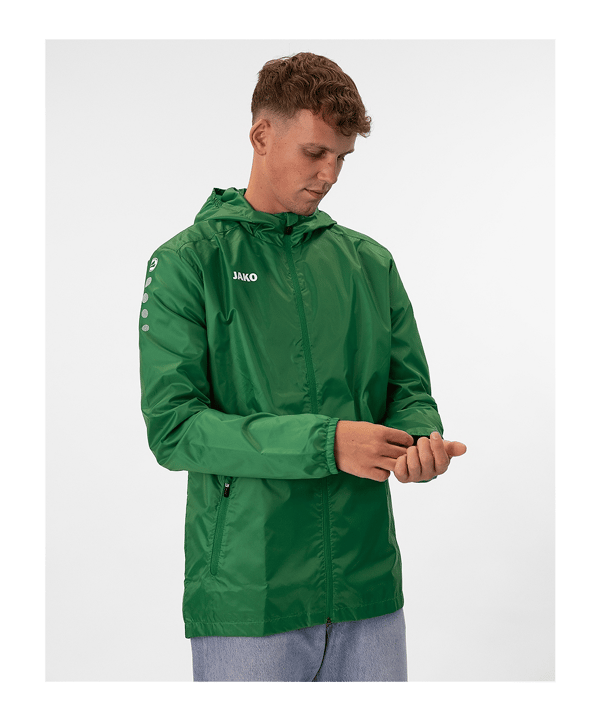 JAKO Team 2.0 Veste de pluie Vert C200 - vert