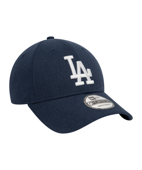 New Era MLB Los Angeles Dodgers Linen 9Forty Cap Blau - blau