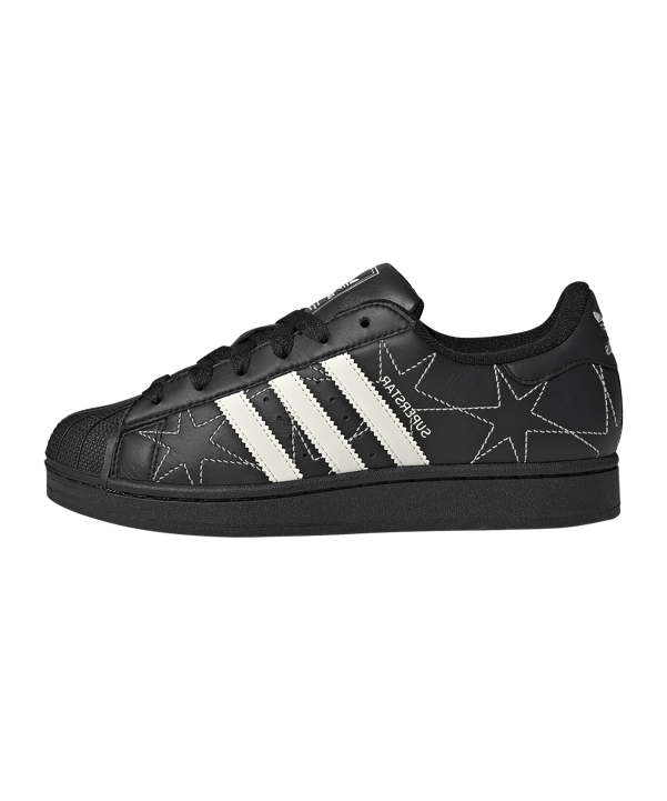 adidas Originals Superstar II Damen Schwarz - schwarz
