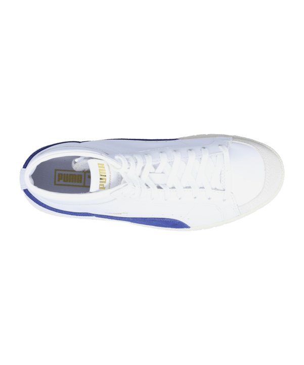PUMA Ralph Sampson 70 Mid OG Weiss Blau F02 - weiss