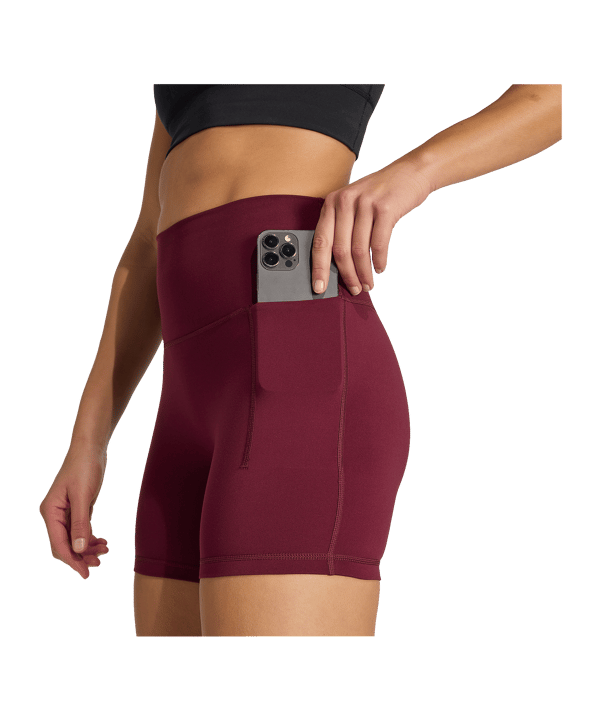 adidas All Me Booty Short Short Damen Rot - rot