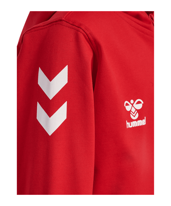 Hummel Go 2.0 Chevron Kapuzenjacke Kids Rot F3062 - rot