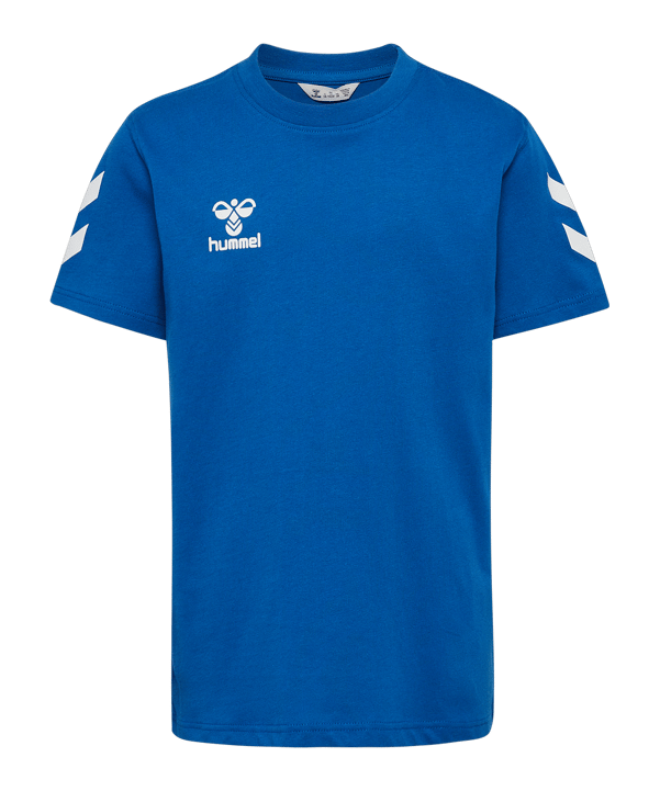Hummel Go 2.0 Chevron T-Shirt Kids Blau F7045 - blau