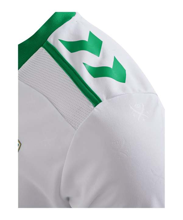 Hummel AS St. Etienne Trikot Away 2024/2025 Kids Weiss F9001 - weiss