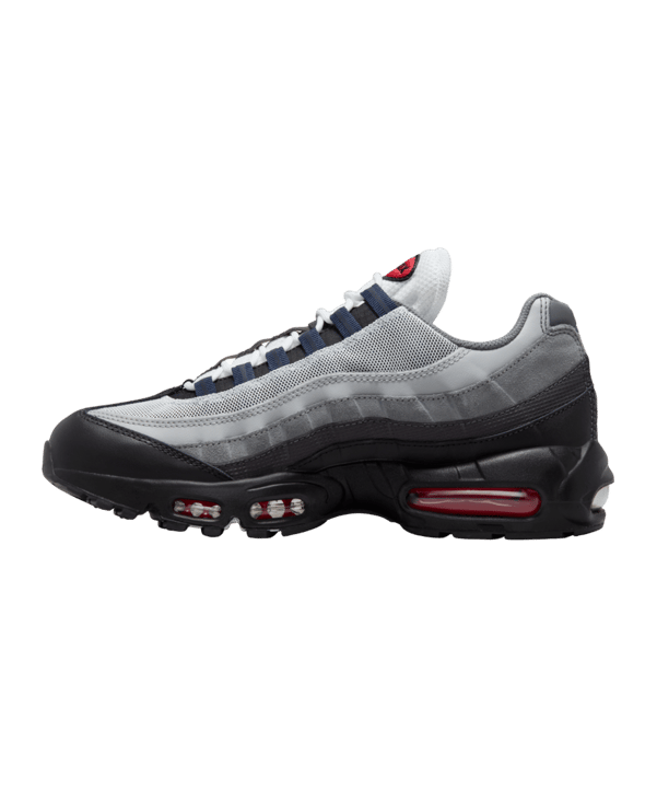Nike Air Max 95 Schwarz Rot Grau F007 - schwarz