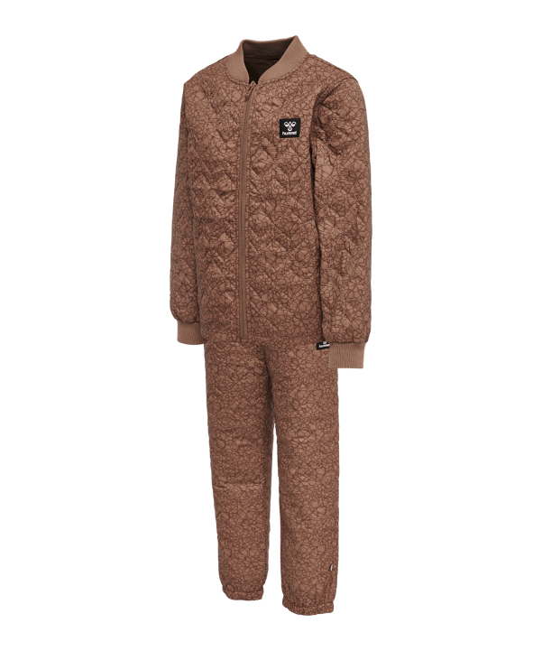 Hummel hmlSOBI Thermo Freizeitanzug Kids F6113 - braun
