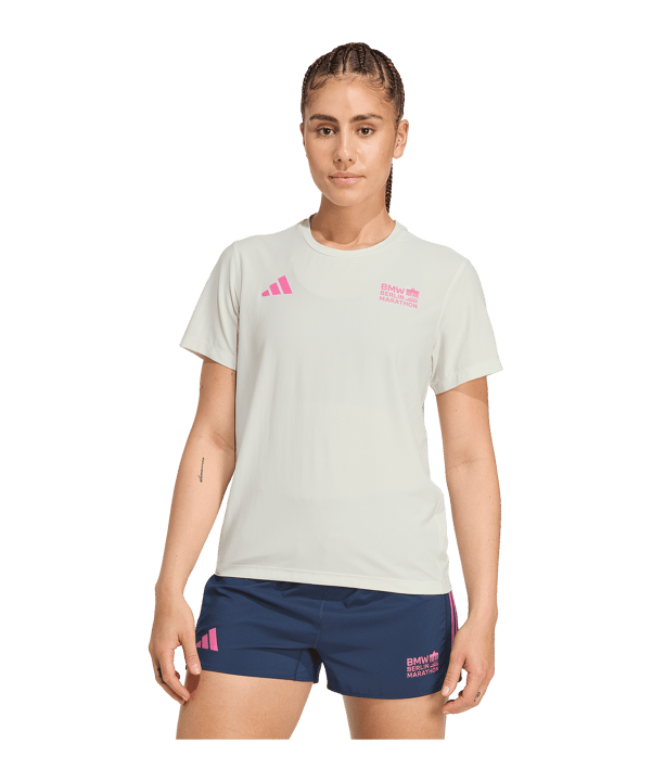 adidas BMW Berlin Marathon 2025 T-shirt Donna Verde - verde