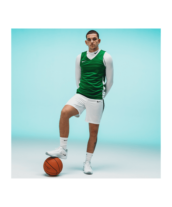 Nike Team Basketball Stock Maillot Vert C302 - vert