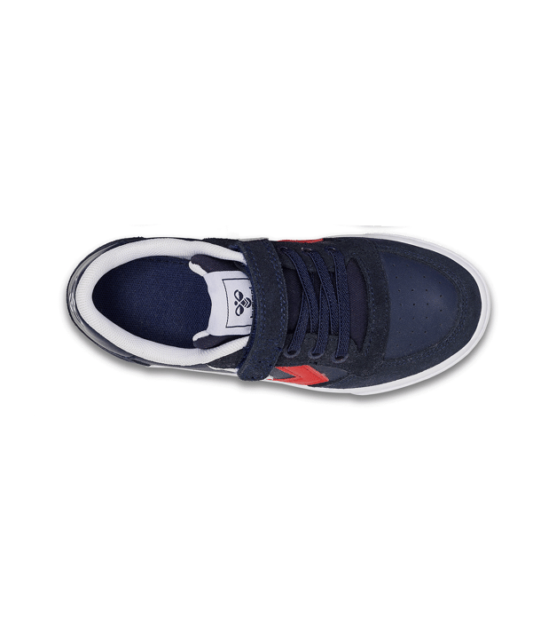 Hummel Slimmer Stadil Leather Low Kids Grau F7666 - grau