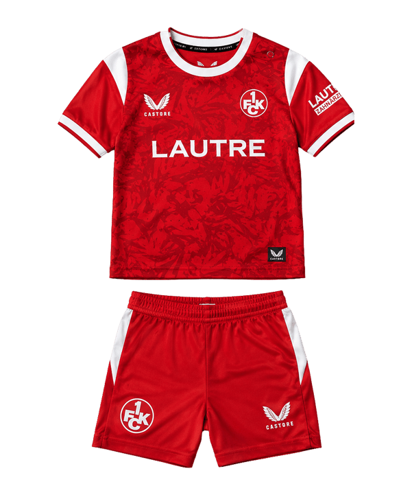 Castore 1. FC Kaiserslautern Babykit Trikot Set Home 2026/2027 Kids Rot - rot