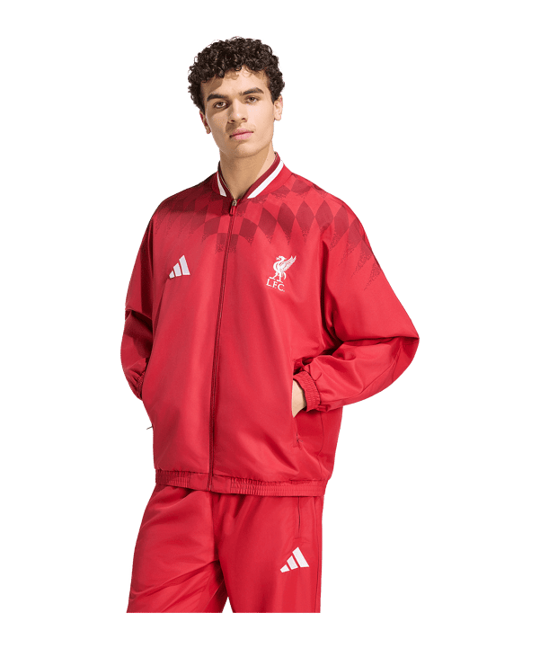 adidas Liverpool FC Stadium Jas Rood - rood