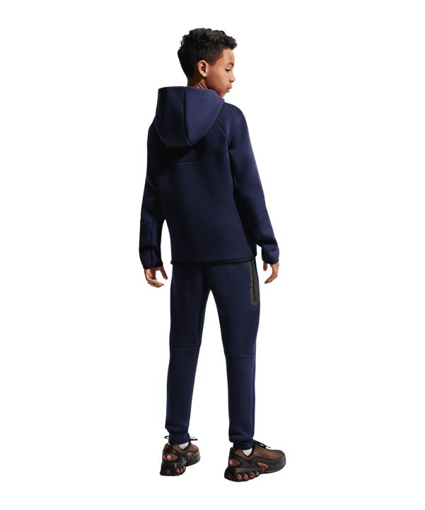 Nike FC Barcelona Tech Fleece Jas met capuchon Kinderen Blauw K498 - blauw