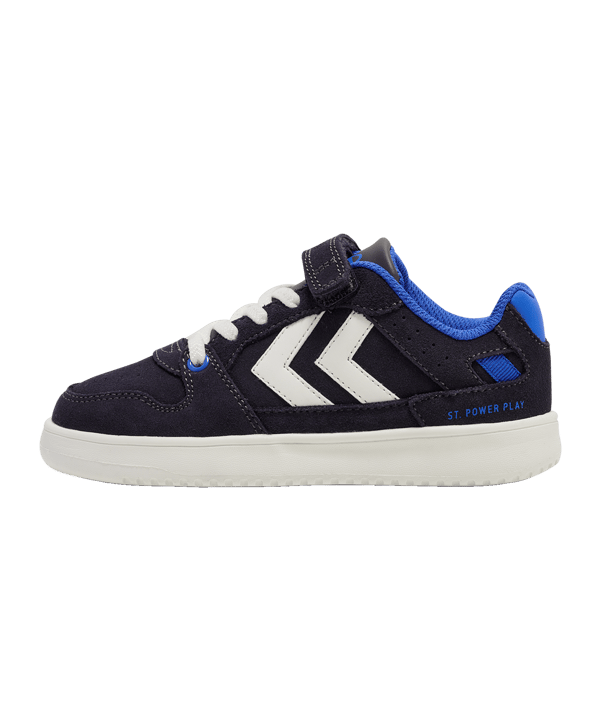 Hummel St. Power Play Suede Sneaker Kids Schwarz F2203 - schwarz