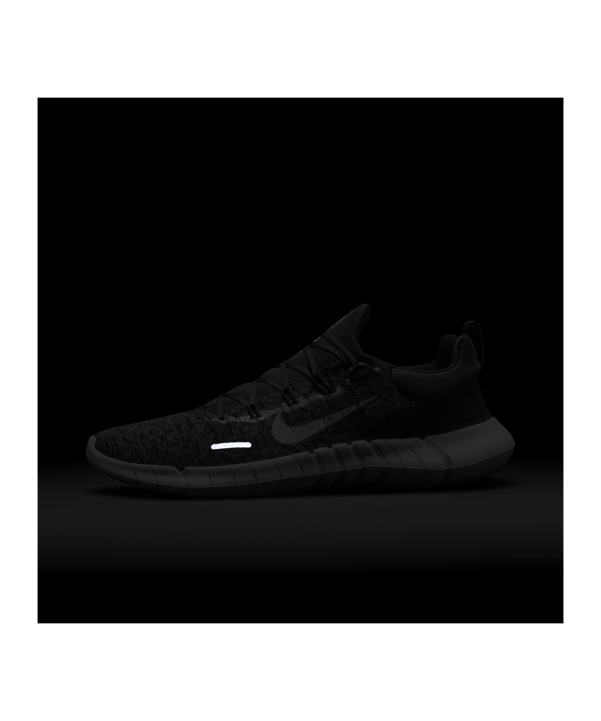 Nike Free 5.0 Running Schwarz Weiss F001 - schwarz
