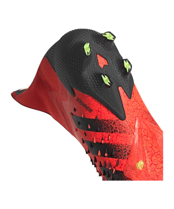 adidas Predator FREAK+ FG Meteorite Rot Schwarz - rot