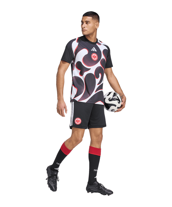 adidas Eintracht Frankfurt Pre Match Maillot 2026/2027 Noir - noir