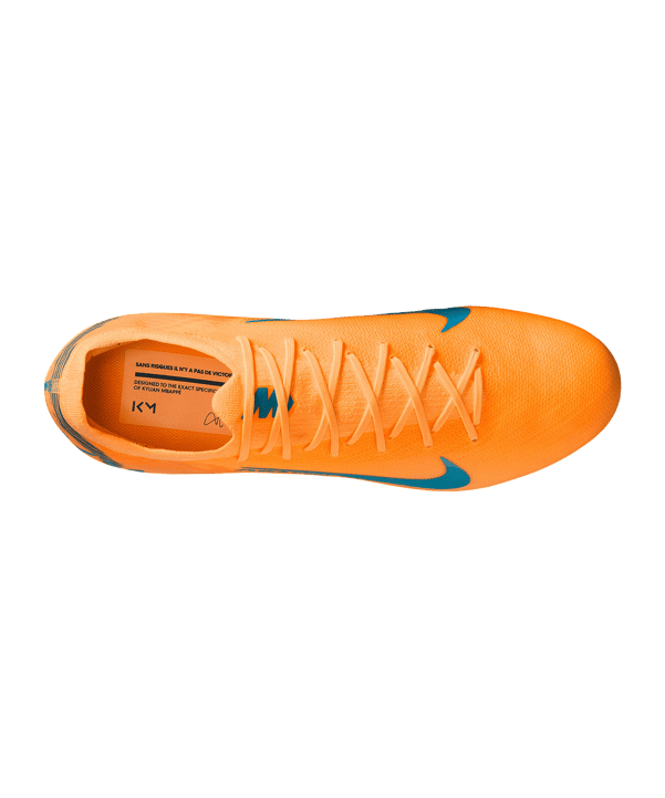 Nike Air Zoom Mercurial Vapor XVI Pro FG Kylian Mbappe Signature Orange F801 - orange