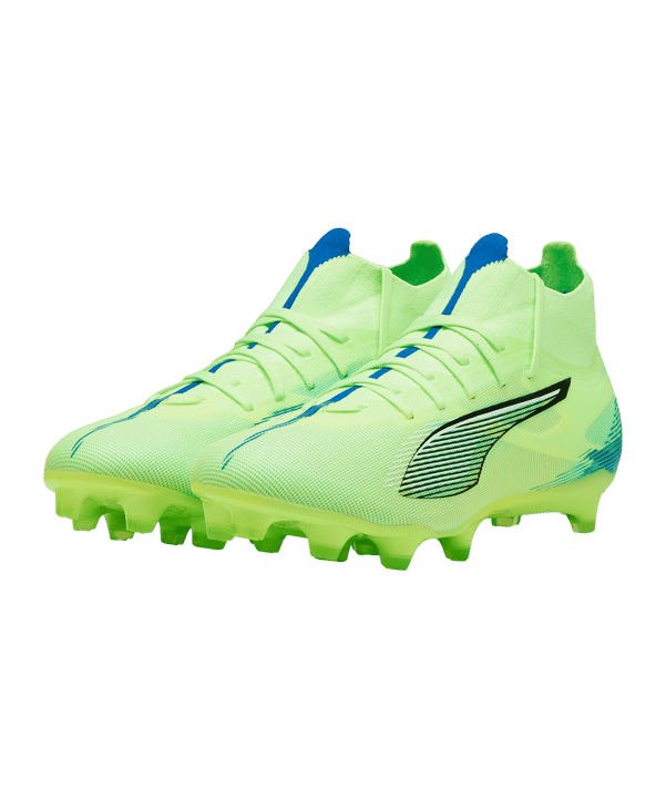 PUMA ULTRA 5 Match+ FG/AG Lights Out Damen Grün Weiss F03 - gruen
