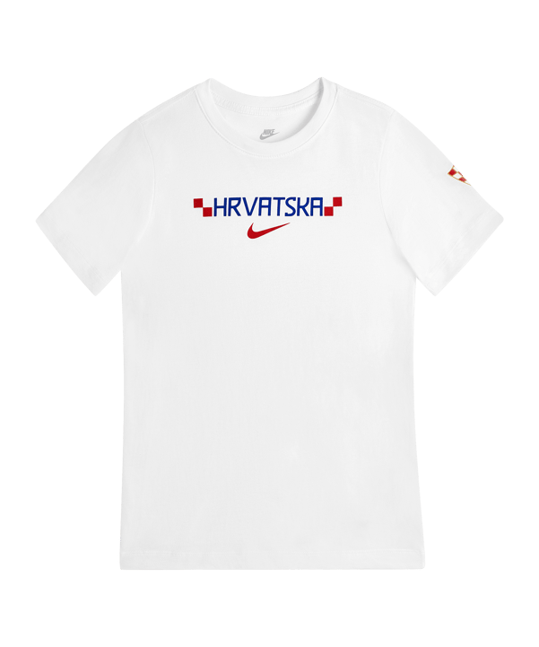 Nike HNS Kroatien Graphic T-Shirt Weiß F100 - weiss